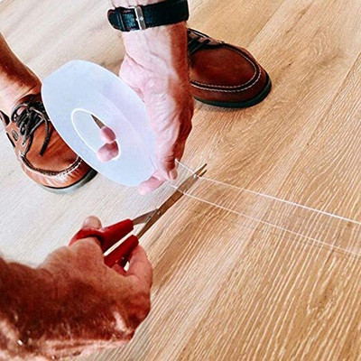 Bellveen Double Sided Handheld double side tape (Manual)(Set of 1, Transparent)