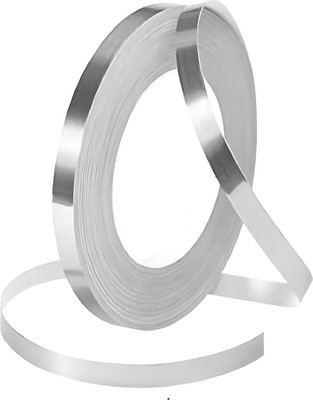 KAVRUL TILES GAP FILLING DECORATIVE TAPE, FOR floor TILES WARDROBE (0.5CMX 5 M) SELF DECORATIVE TAPE,GAP FILLING TAPE (Manual)(Set of 1, Silver)