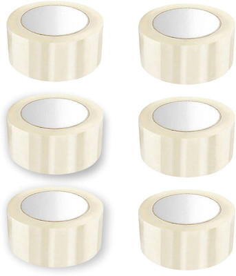 BTfash Transparent Tape Manual Tape Dispenser Tape (Manual)(White)