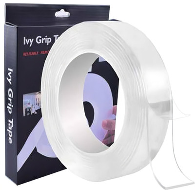 Metrite INDIA Single Sided Medium Ivy Grip Tape (Manual)(Transparent)