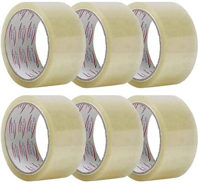 Happiory clear tape transparent office tape clear tape (Manual)(White)