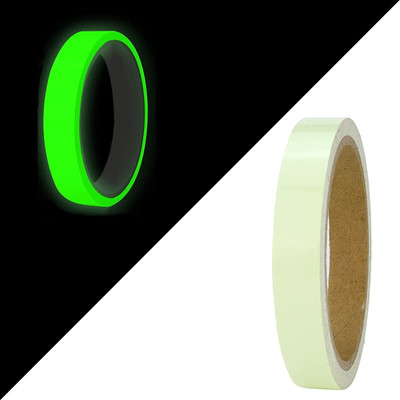 metreno single side home decorative glow tape Radium Tape (Manual)(Set of 1, Green)