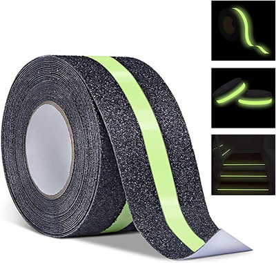 SPARKLESS Anti Slip Safety Grip Tape Nylon, PVC, Acrylic Anti Slip Safety Grip Tape (Automatic)(Set of 1, Black)