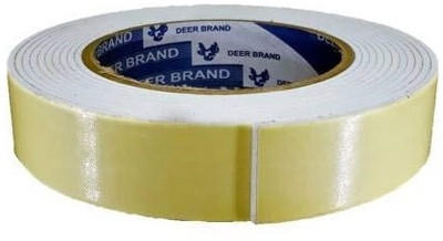 Stylewell Double sided Handheld Pack of 1 (1.5cm & 3mtr) Double Sided Tape For Diy Craftwork & Gift Wrapping (Manual)(Set of 1, White)