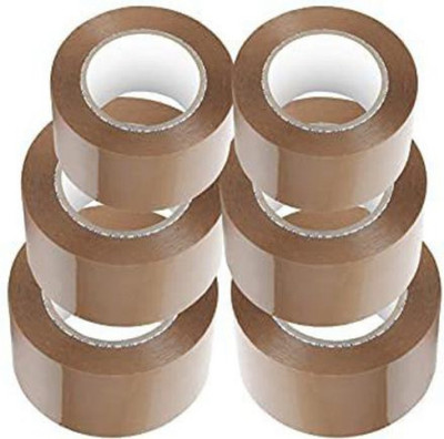 wonderpack Single sided tape Dekstop Single sided (Manual)(Set of 6, Brown)