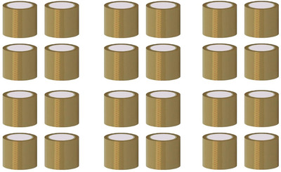 Srushti Enterprise Single sided ROLL Dispenser Cello Tape (Manual)(Set of 48, Brown)