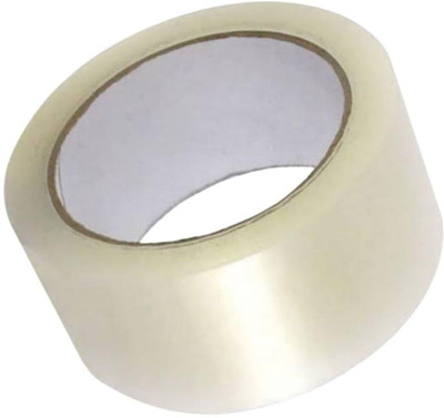 Sterling Design 2 inch X 60meter adhesive tape 60 metres Dispenser Transparent (Manual)(Set of 11, White)