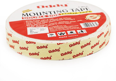 Oddy Double Sided Handheld Foam Tape (Manual)(White)