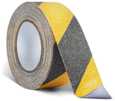 vhbie Anti-Slip Safety Grip Tape 5m No Safety Tape with High Traction (Manual)(Set of 1, Yellow & Black)