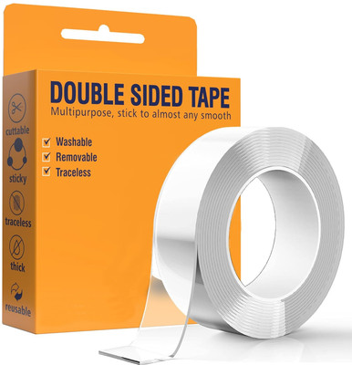 ELITEHOME Double Type Manual Adhesive Tape (Manual)(Set of 1, Transparent)
