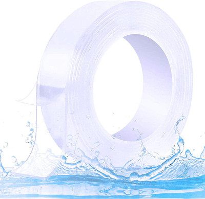 Mid Light Double Sided Tape Handheld Double Sided Tape (Manual)(Set of 1, Transparent, clear)