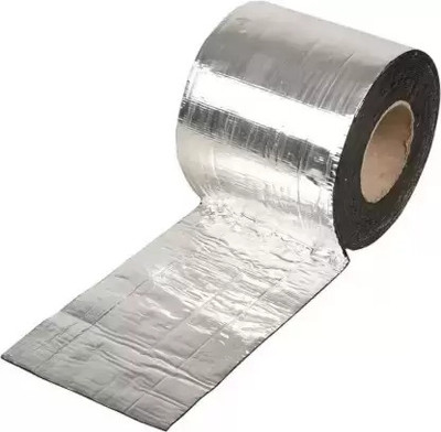 KDZONE Leakage Repair Aluminium Waterproo ALUMINUM FOIL BUTYL RUBBER Tapes (Manual)(Set of 1, Silver)