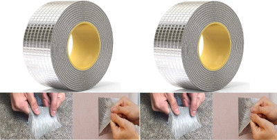 Druidstone Medium Self adhesive Dispenser Adhesive Tape (Manual)(Set of 2, White)