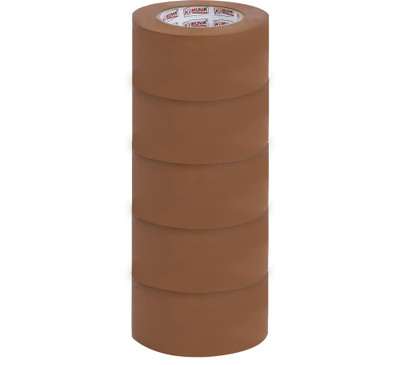 Ki Munik 3 Inch / 45 Mtr Packaging Self Adhesive Bopp Tape_127 For Shipping & Packing, Home, Office, Parcel & Industrial Use Premium Quality Brown Self Adhesive Bopp Tape (Manual)(Brown)
