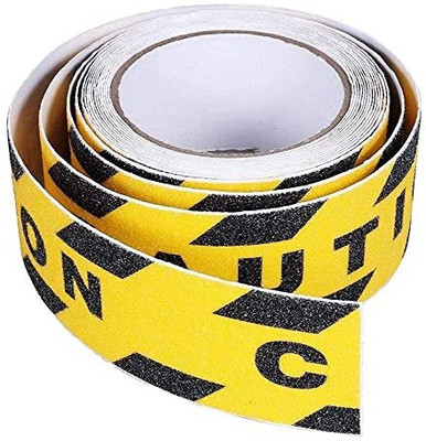 Bellveen Single Sided Handheld roll (Manual)(Set of 1, Yellow & Black)