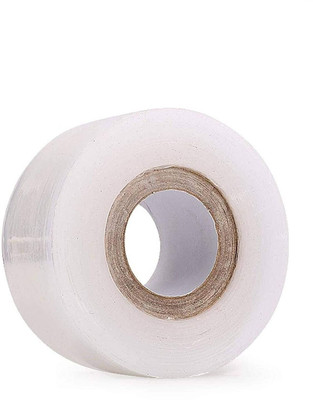 Prozone 100M X 3 Inch Grafting Stretchable Moisture Barrier Plant Repair Tape Nursery & Garden Grafting Tape (Manual)(Set of 1, White)