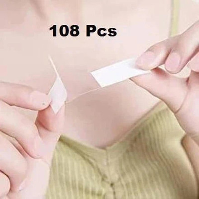Buyer Choice Double sided Skin and Clothing Fashion Tape 108 Pcs (Manual)(Set of 2, Transparent)