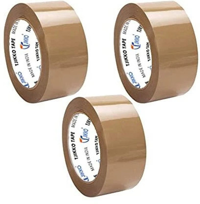 I MEASURE SINGLE SIDED HANDHOLD CELLO TAPE (Manual)(Set of 3, Brown)