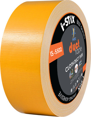 i-STiX Adhesive Tape Heavy Duty Duct Tape | 48MM x 60Y Duct Tape (Manual)(Set of 1, Yellow)
