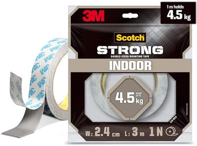 Scotch Super series Double Sided Desktop Foam Tape (Manual)(Set of 1, White)