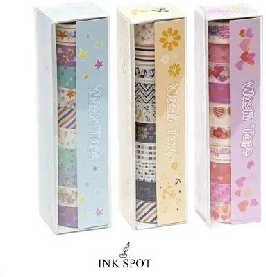 Ink spot Single Sided DESKTOP Manual (Manual)(Set of 10, Multicolor)