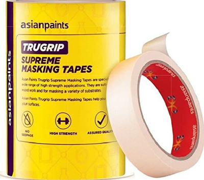 Asian Paints Trugrip Supreme Masking Tape 2.4cm X 20m (1 roll) (Manual)(White)