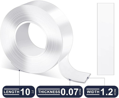 ActrovaX Double Sided Handheld IVY Grip Tape (Manual)(Set of 1, Clear)