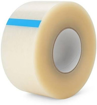 Jaspal Single SIde Handheld Self Adhesive Transparent Cello Tape - 65 Meters | BOPP Packaging Tape | 72MM (Manual)(Set of 1, Transparent)