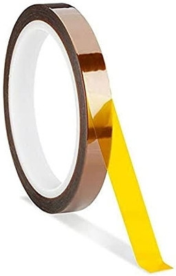 bartwal Polyimide Heat Resistant/High Temperature /Sublimation Tape 33 Mtrs Long (10mm) Handheld Heat Tape (Manual)(Set of 1, Brown)