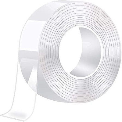 GAJERAIMPEX Tape Double Sided Tape Double Sided Tape Heavy Duty Multipurpose Removable Mounting Tape (Manual)(Set of 1, White)