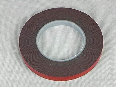 Truebond Double Sided VHB Tape/Acrylic Tape Premium Grade 0.8 mm Thick 24mm width 10 meter length Pack of 1 Acrylic Tape Premium Grade (Manual)(Set of 1, Red)