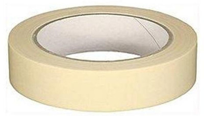 NSPAR SINGLE SIDED PAPER BASED CARPENTER, PAINT AND STATIONERY PURPOSE MASKING CELLO TAPE (Manual)(Set of 1, Yellow)
