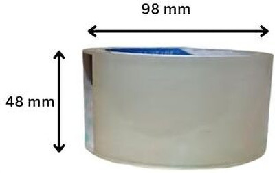 STC transparent manual Tape (Manual)(Set of 6, White)