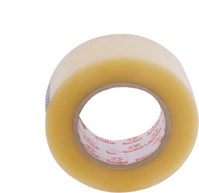 Quicktak Quicktak Self Adhesive Transparent Single Sided Handheld Cello Tape (Manual)(Set of 1, Transparent)