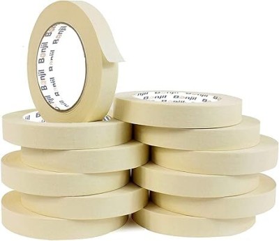 ALF Single Sided Handheld Dispenser Masking Tape (Manual)(Set of 12, White)