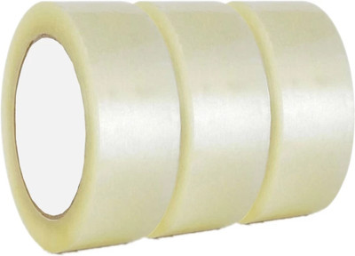 Divyansh Single side cello tape Single side 2 inch 65m TP-TAPE CELLO (Manual)(Set of 3, Transparent)