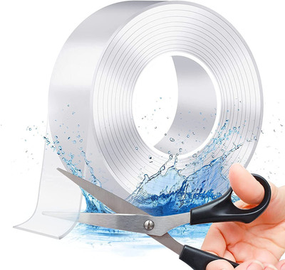 Mid Light Double Side Tape HANDHELD TAPE (Manual)(Set of 1, Transparent)