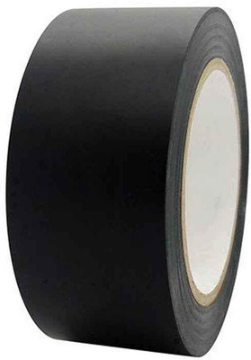 Dfix Bopp Self Adhesive Tape For Arts And Craft Use, Box Packing, Office And Home Use Handheld 65 M (Manual)(Set of 6, Black)