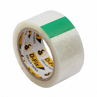 Dfix Single Side Handheld Packaging Transparent Tape (Manual)(Set of 3, Transparent)