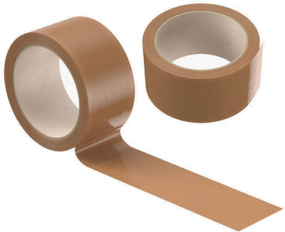 Shree Kala Home Decor Single securing packages Strong Brown Tape (Manual)(Set of 2, Brown)
