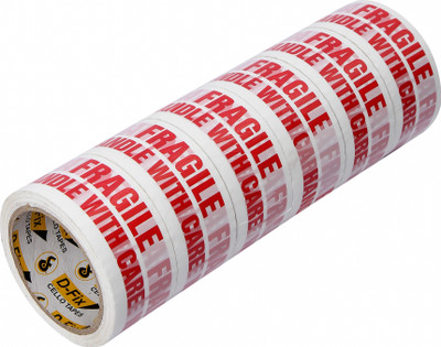 Dfix Single Side Handheld cello tape (Manual)(Set of 6, White)