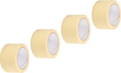 R K SALES Masking Tape Handheld Self Adhesive (Manual)(Set of 4, Off White)