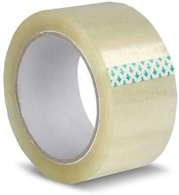 Goenka Tapes Transparent - Self Adhesive Tape - 48MM X 50 Meters (Manual)(Set of 1, Transparent)
