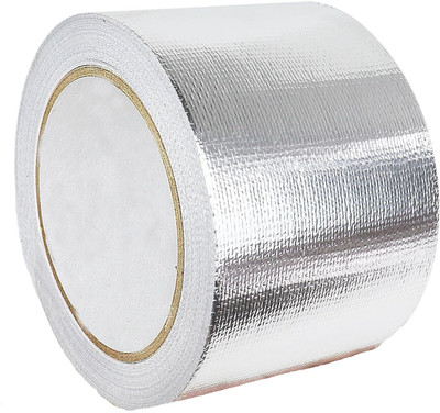 AVR PLUS Waterproof Butyl Rubber Tape (Pack of 1) 5cm x 5mts Strong Adhesive Aluminium Foil Tape for all Repair and Leakage Solutions (Manual)(Set of 1, Silver)
