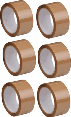 GRAVITY Single Sided Handheld Cello Tapes (Manual)(Set of 6, Brown)