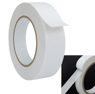 OneNest Double Tape Handheld Double Side Tissue Tape 38mm x 50m for Craft, Car & DIY Repairs (Manual)(Set of 1, White)