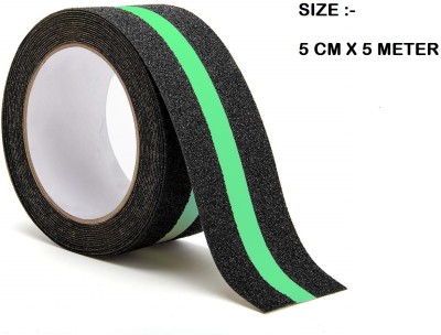 SKYBUCKET Single Side Hand Held Cello Tapes (Manual)(Set of 1, Green/Black)