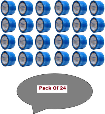 GPS Colour Your Dreams Single Sided Set of 24 ( 48 mm X 2 inch X 65 Mtr ) NA Cello tape (Manual)(Set of 24, Blue)