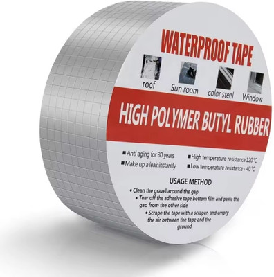 Gentle e kart Single Side Handheld Aluminum Tape (Manual)(Silver)