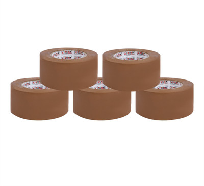 Ki Munik 3 Inch / 100 Mtr Packaging Self Adhesive Bopp Tape_198 For Shipping & Packing, Home, Office, Parcel & Industrial Use Premium Quality Tape_102 (Manual)(Set of 10, Brown)